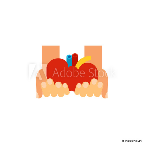 500x500 Organ Donation Concept Icon