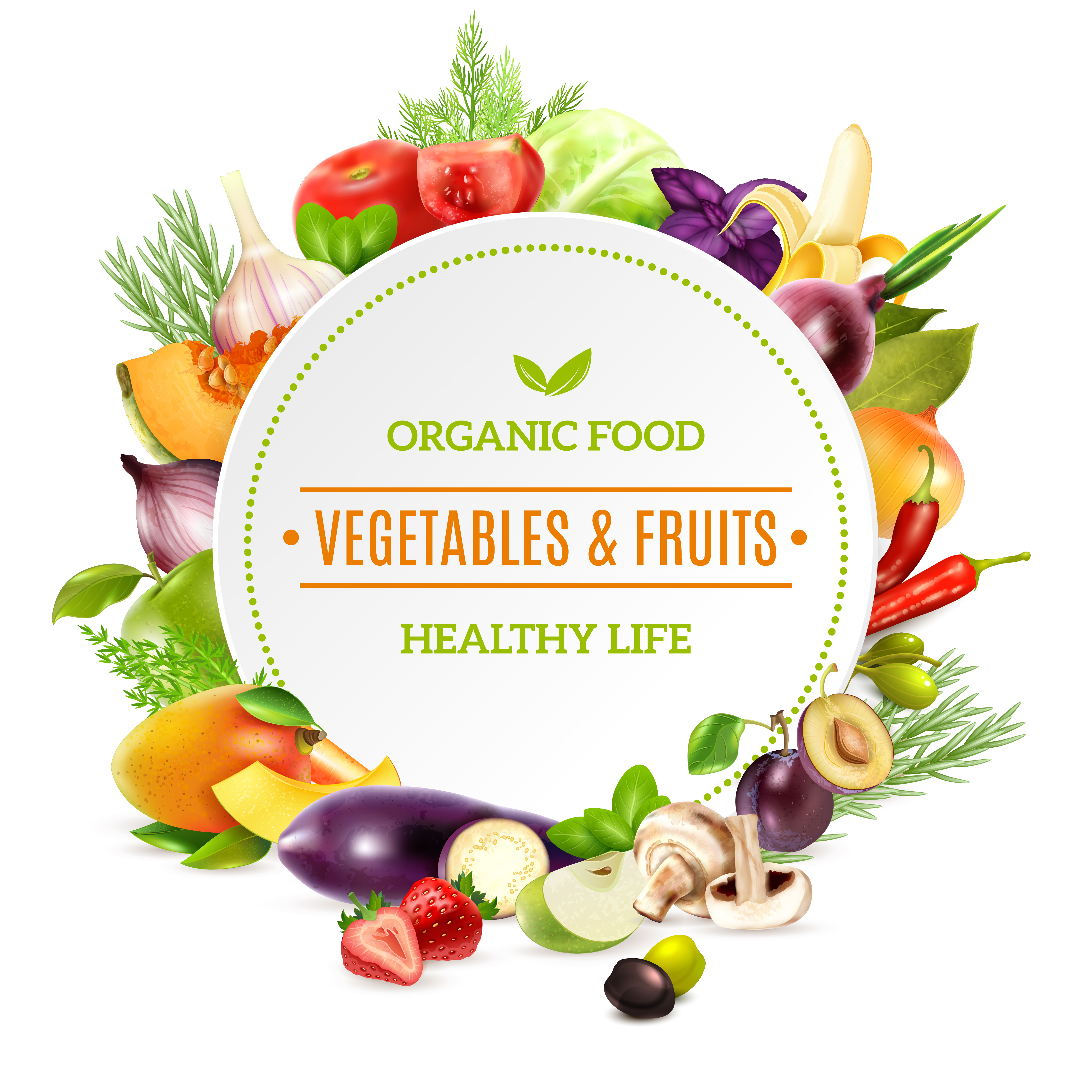 4500x4500 Natural Organic Food Background