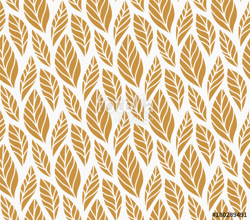 500x440 Vector Illustration Of Leaves Seamless Pattern Floral Organic