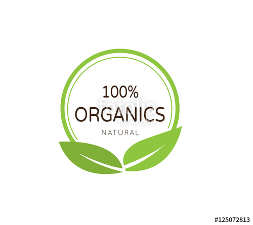 500x445 Organic Product Badge Organic Logo Stock Image And Royalty Free