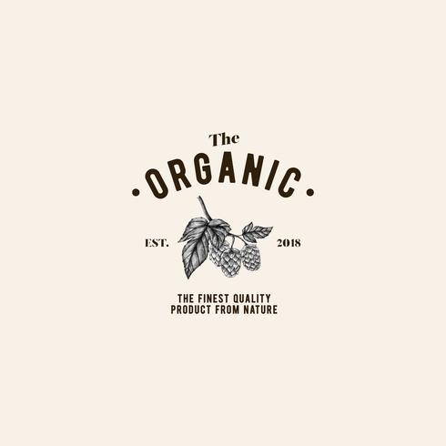 490x490 The Organic Logo Design Vector