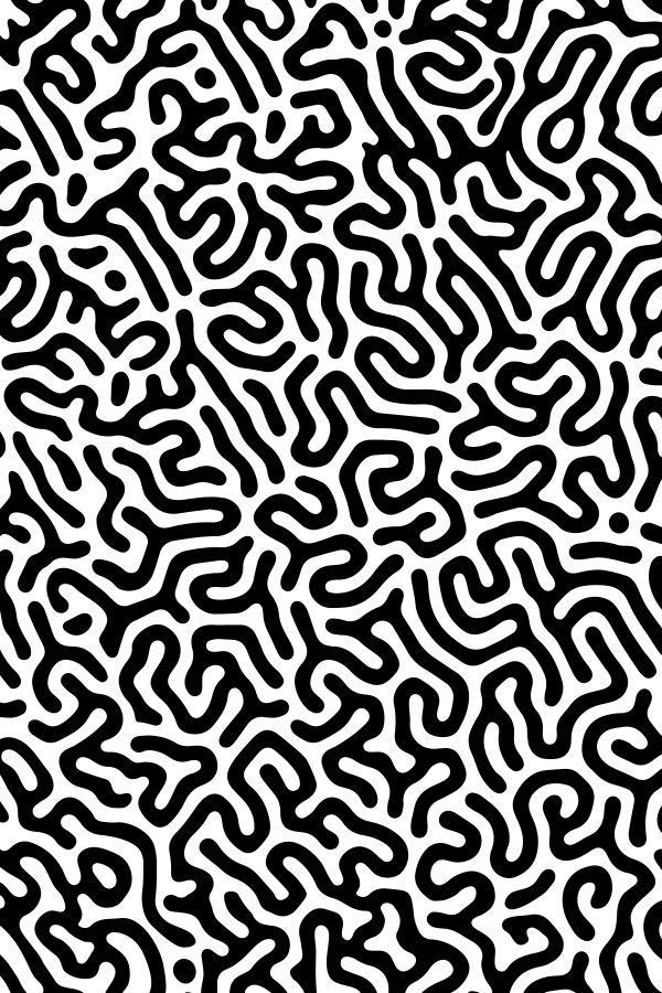 600x900 Seamless Vector Pattern From Organic Pattern Collection