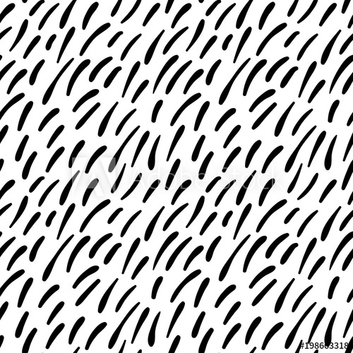 500x500 Trendy Vector Seamless Pattern With Brush Strokes Hand Drawn
