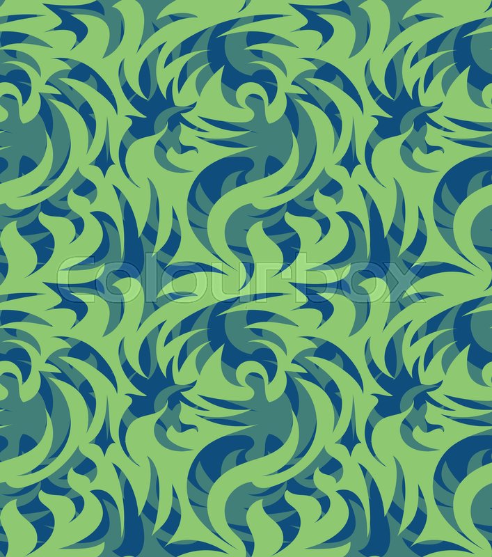 707x800 Abstract Seamless Thorny Organic Stock Vector Colourbox