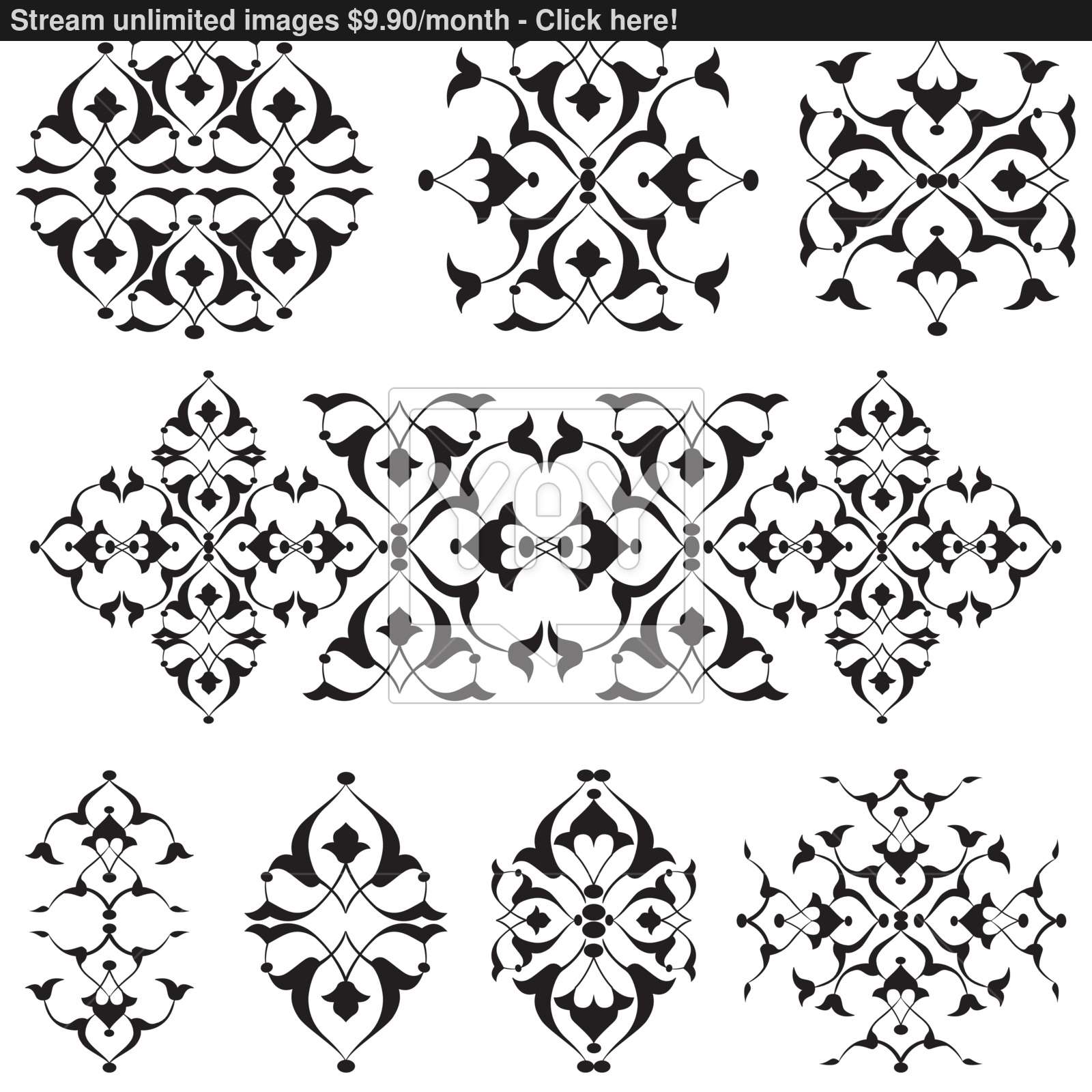 1600x1600 Oriental Border And Ornament Nineteen Vector