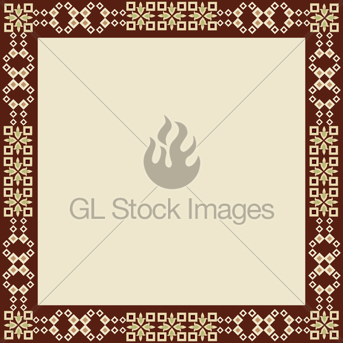 500x500 Oriental Style Border And Frame Vector Gl Stock Images