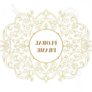 300x300 Romantic Floral Wedding Frames Vector Clipart Savoyuptown