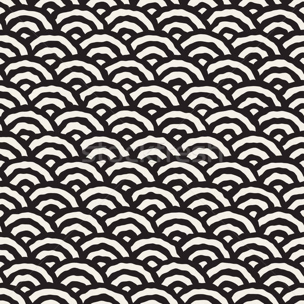 600x600 Vector Seamless Hand Painted Line Geometric Circular Oriental