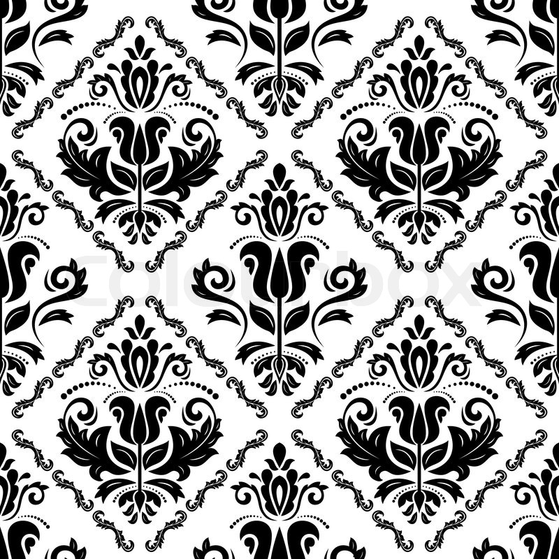 800x800 Floral Vector Oriental Pattern With Stock Vector Colourbox