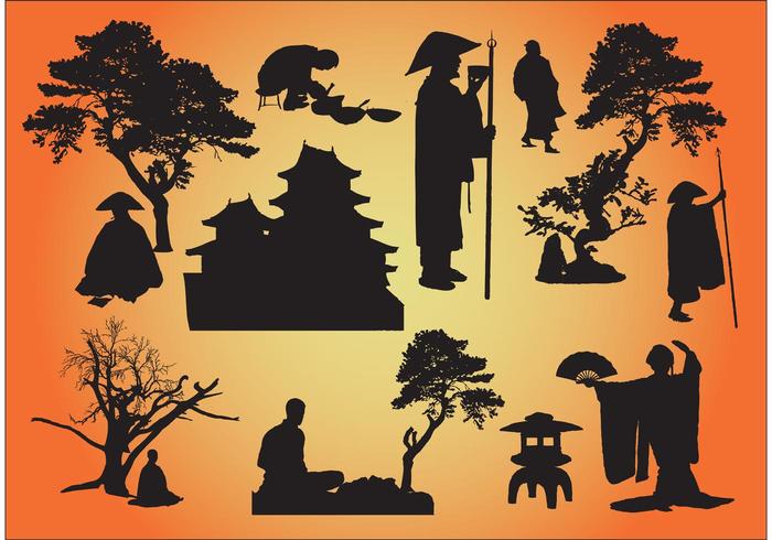 700x490 Oriental Vector Graphics Stock Images