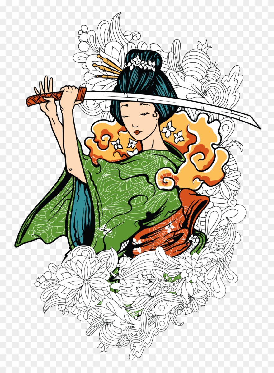 880x1200 Oriental Vector Women