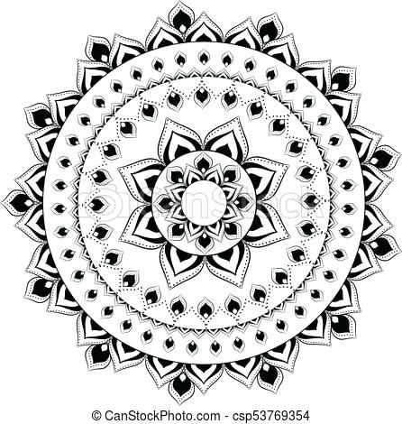 446x470 Mandala Oriental