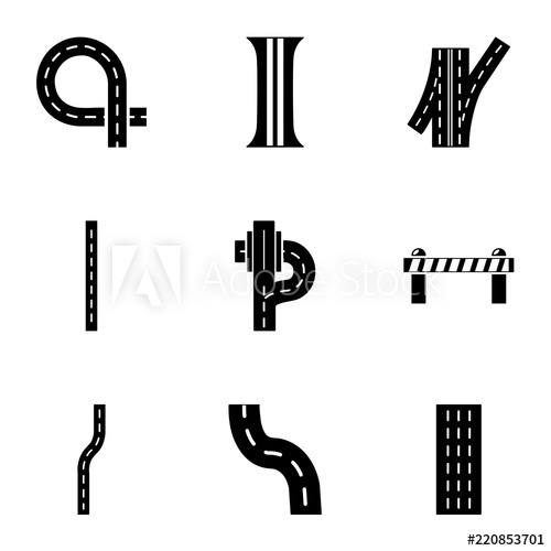 500x500 Orientation Icons Set Simple Set Of Orientation Vector Icons