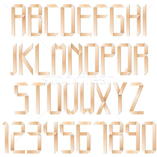 Origami Alphabet Vector Illustration Dan Ionut Popescu 600x600 Origami Alphabet Vector Illustration Dan Ionut Popescu
