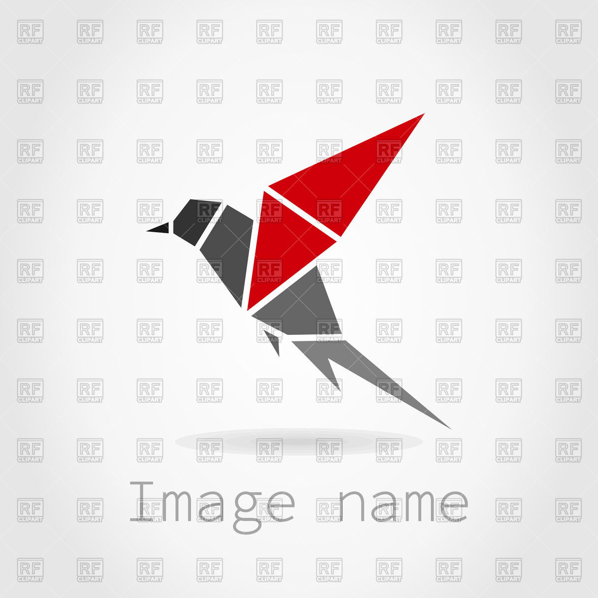 Origami Bird Vector