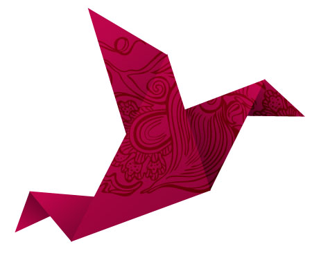 450x389 Origami Bird