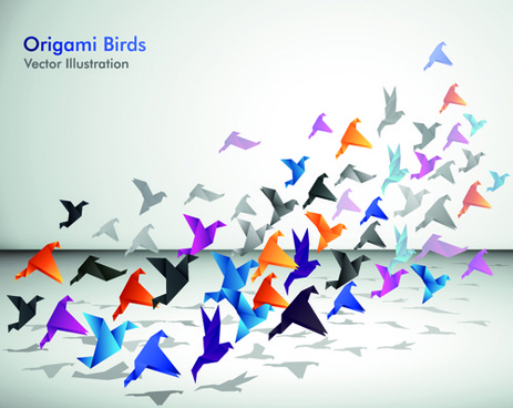463x368 Vector Origami Bird Free Vector Download