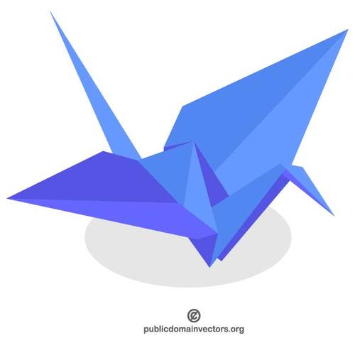 Origami Crane Vector At Vectorified.com | Collection Of Origami Crane ...