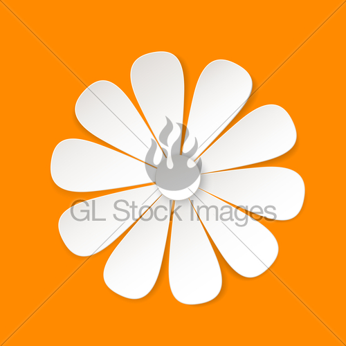 500x500 Origami Flower Gl Stock Images