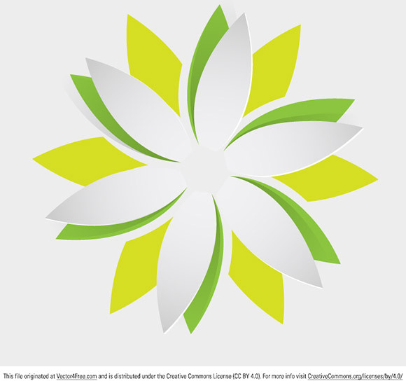 580x544 Origami Flower Free Vector In Adobe Illustrator