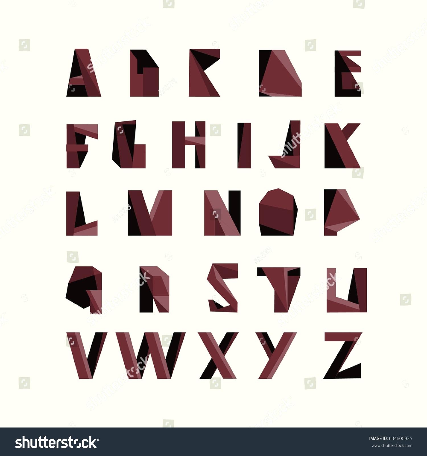 Mathematical Shapes Alphabet Design Geometric Shape Font Stock 1500x1600 Mathematical Shapes Alphabet Design Geometric Shape Font Stock