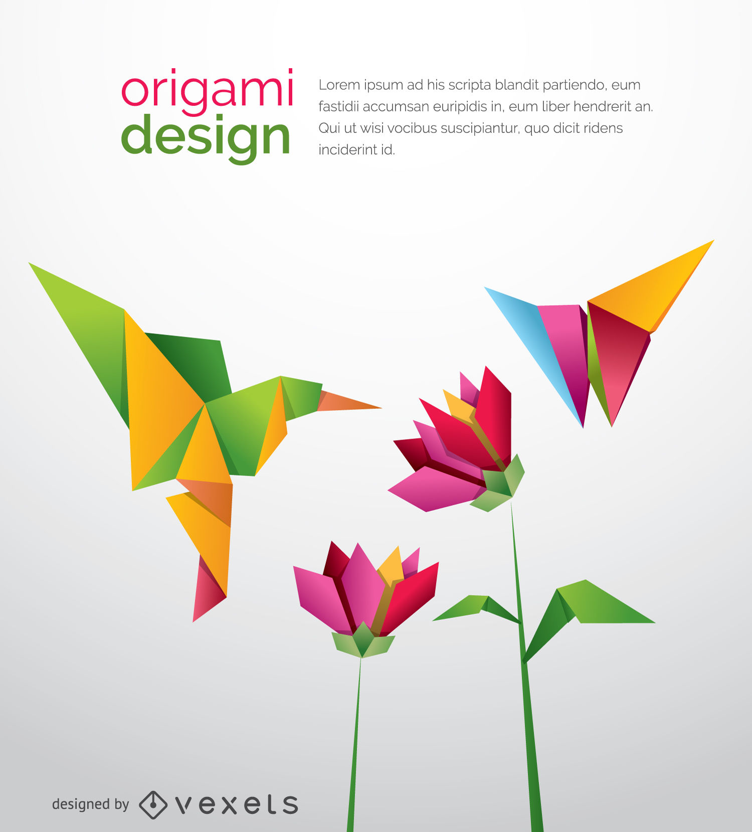 Origami Vector Graphics To Download 1500x1660 Origami Vector Graphics To Download