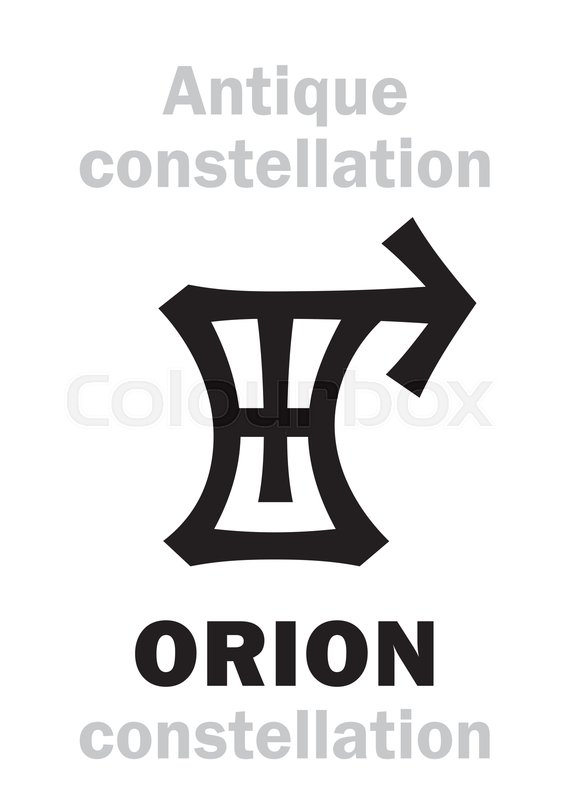 Orion Constellation Vector