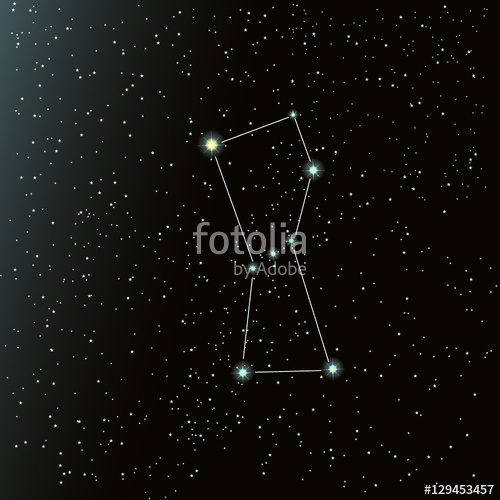 500x500 Orion Constellation In Night Sky Stock Image And Royalty Free