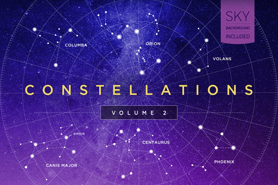 1160x772 Constellations Vector Set