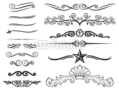 400x300 Vector Set Of Decorative Elements