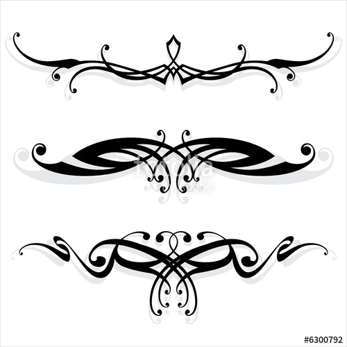 500x500 Vector Ornament In Flower Style Stock Image And Royalty Free