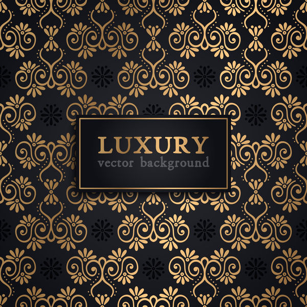 600x600 Luxury Ornament Gold Decoration Background Vector Free Download