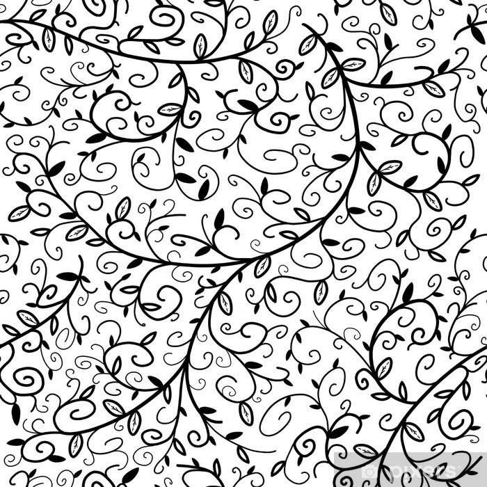 700x700 Seamless Floral Ornament Background