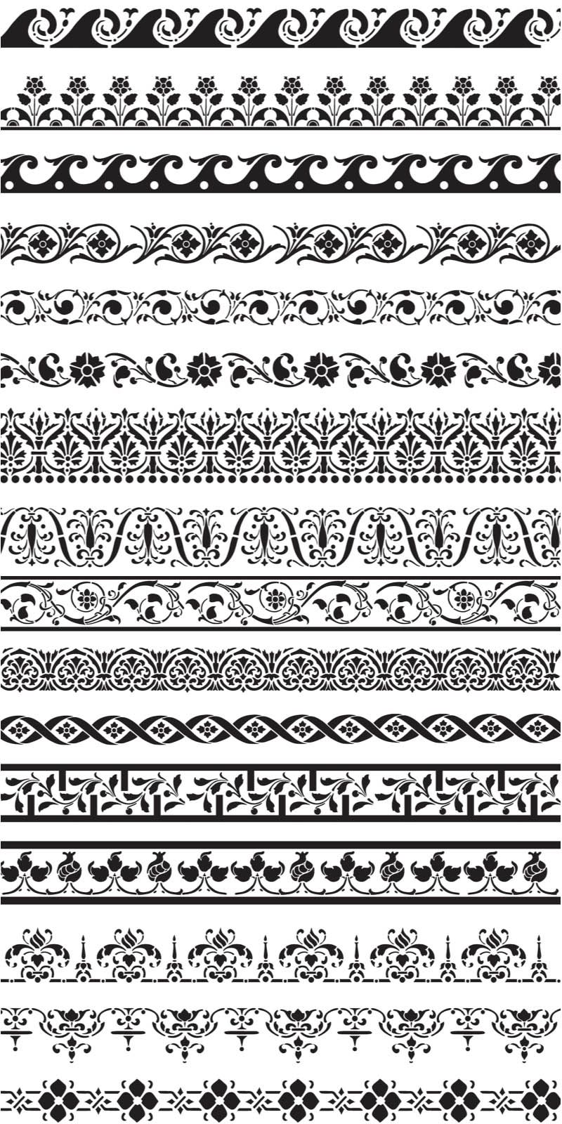 Ornament Border Vector at Vectorified.com | Collection of Ornament ...