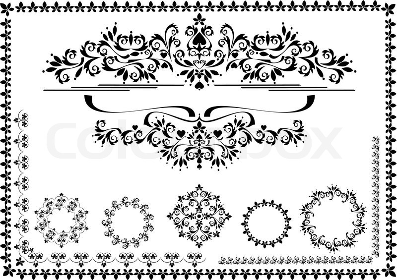 800x565 Decorative Ornament Stock Vector Colourbox
