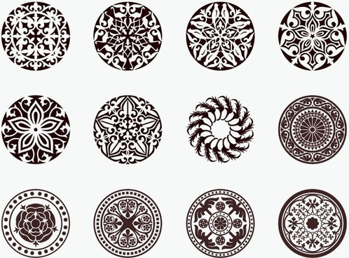 498x368 Circle Ornament Free Vector Download