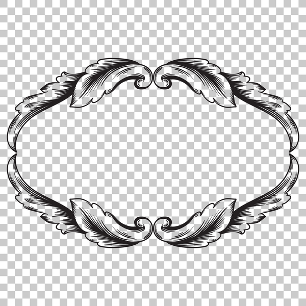 600x600 Classical Ornament Frame Vector Illustration Free Download