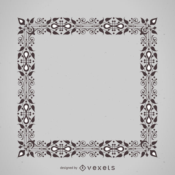 570x570 Floral Ornament Frame