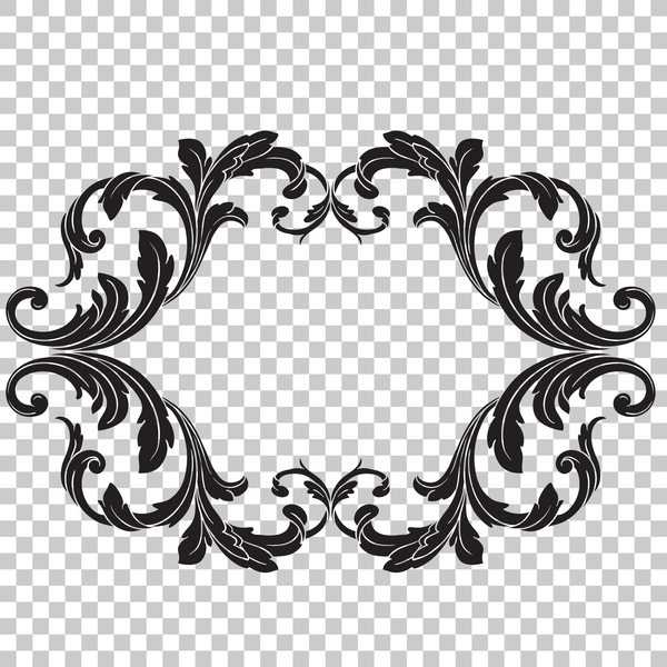 600x600 Classical Ornament Frame Vector Illustration Free Download