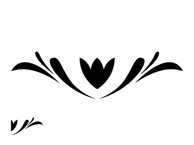400x300 Flower Ornament Vector