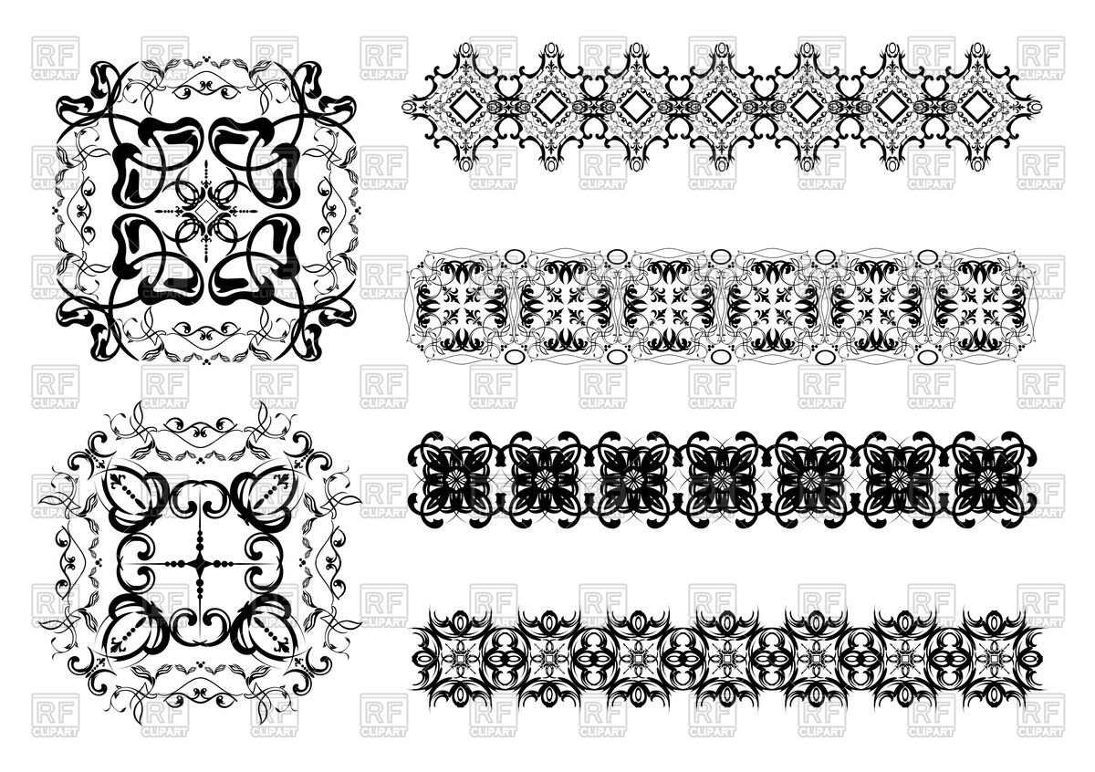 1200x846 Collection Of Ornamental Elegant Borders