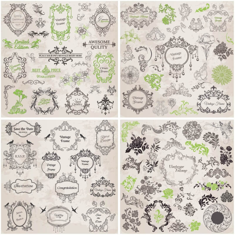 800x800 Ornament Vector Graphics Art, Free Download Design