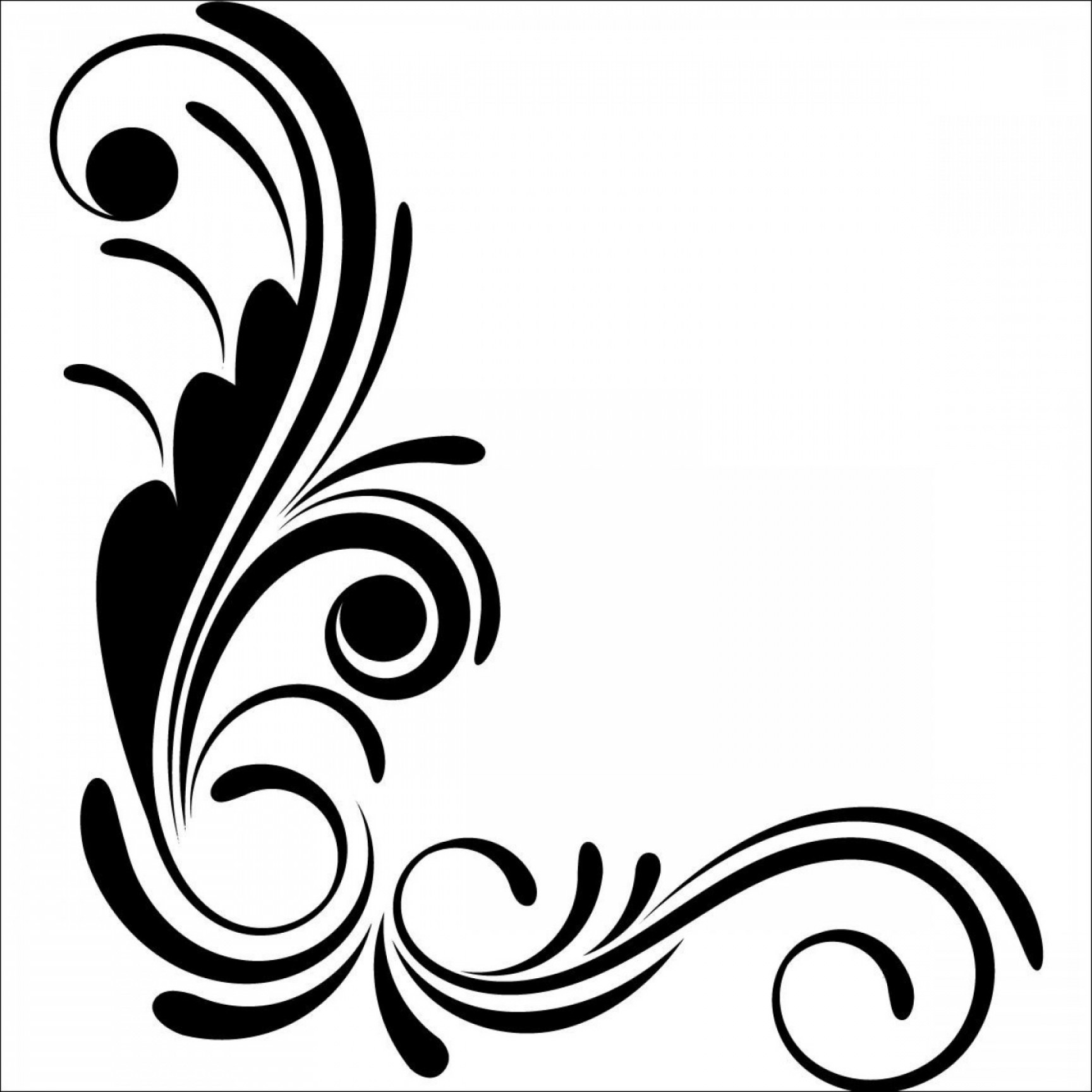 1728x1728 Beautiful Flower Designs For Corners Beautiful Flower Ornament