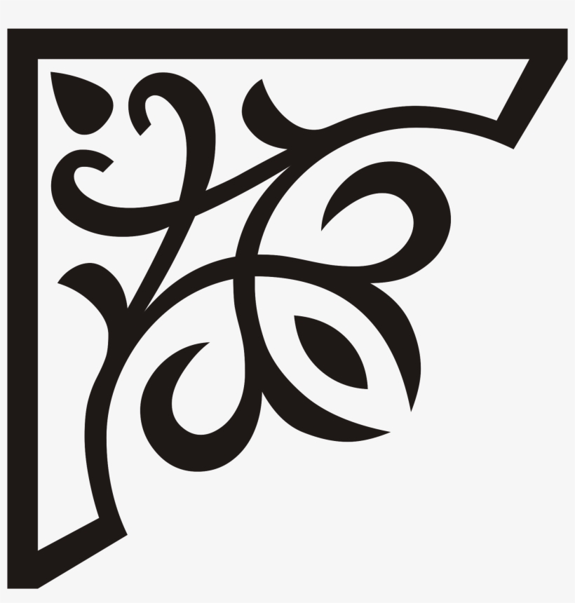 820x860 Vector Ornaments Black And White