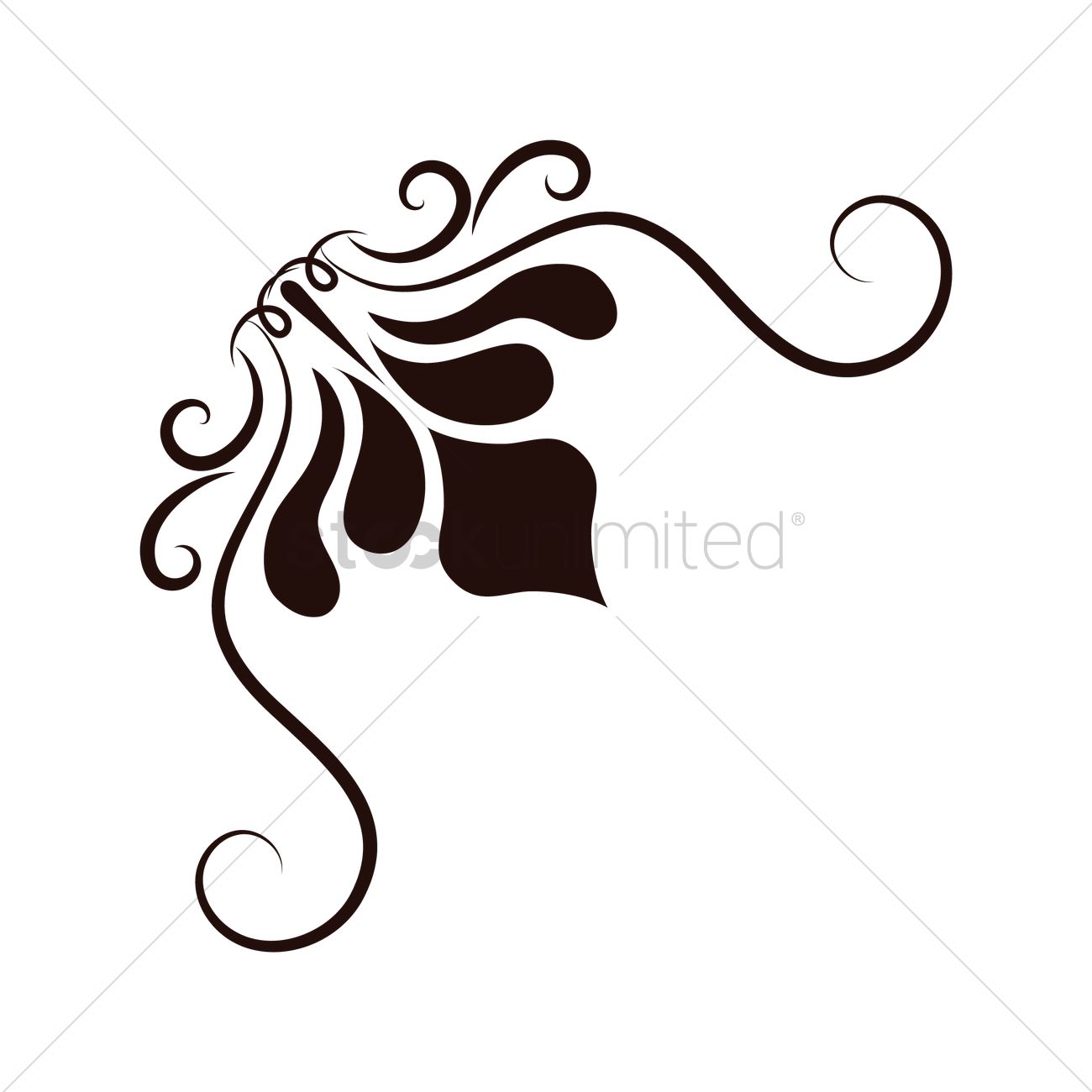 1300x1300 Ornamental Design Vector Image