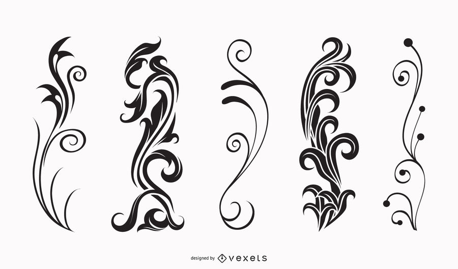 900x529 Vector Vintage Ornamental Design Elements