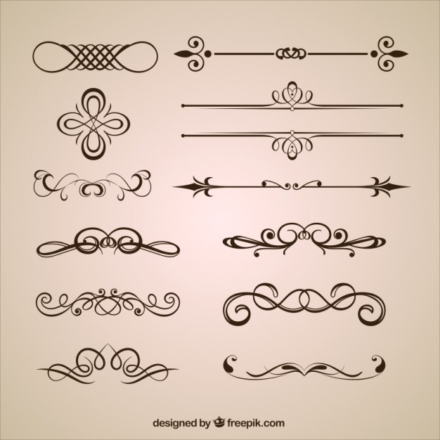 Ornamental Dividers Vector Free Download 626x626 Ornamental Dividers Vector Free Download