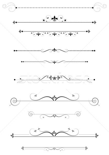 Decorative Dividers Vector Illustration Milsiart 424x600 Decorative Dividers Vector Illustration Milsiart