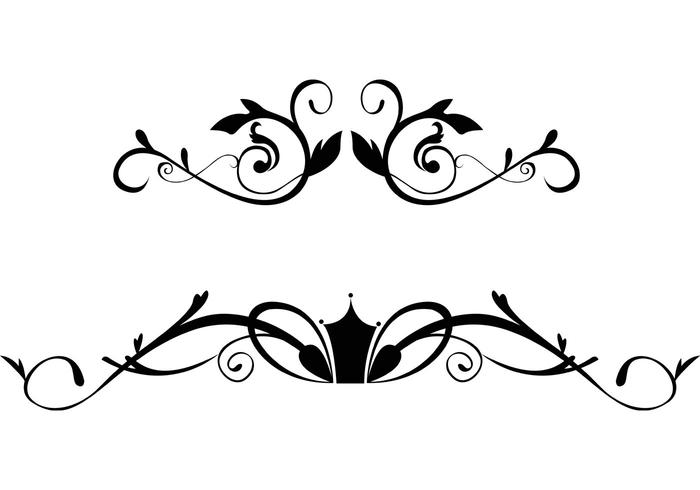 Free Floral Ornamental Border Vectors 700x490 Free Floral Ornamental Border Vectors