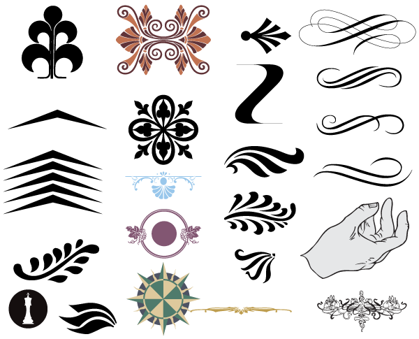 Free Ornamental Vector Designs 600x485 Free Ornamental Vector Designs